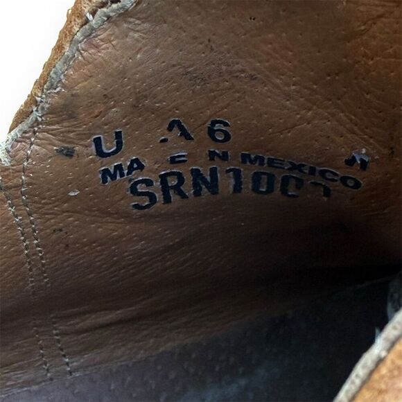 Sterling River Women's Brown Leather Fringe Ankle Cowboy Boots Size 6 - Picture 9 of 13